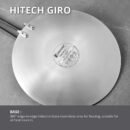 Bergner Hitech Tri-Ply Stainless Steel Non-Stick Roti Tawa 26cm - Induction Bottom