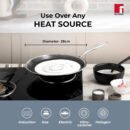 Bergner Hitech Tri-Ply Non-Stick Stainless Steel Dosa Tawa - Induction Bottom