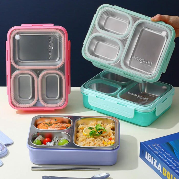 LUNCH BOX (SUS SPOON + CHOPSTICK) - SKU 7097 - Image 4