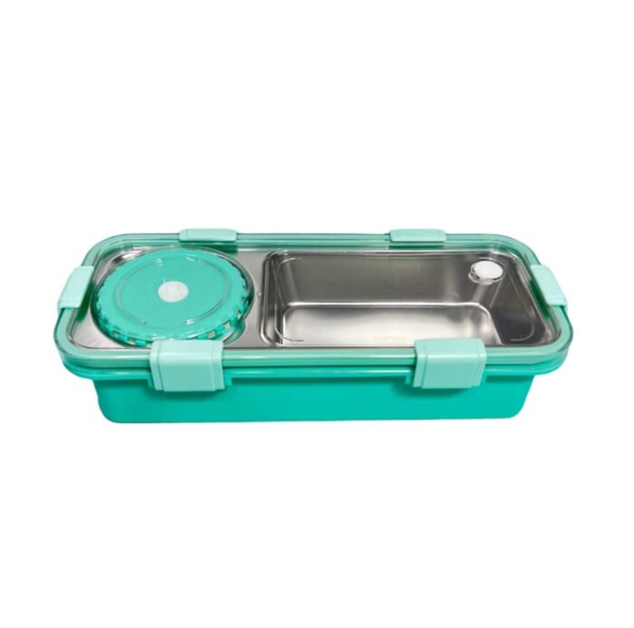 One Compartment Lunch Box 750ml with Spoon and Chopstick + Bowl, 304 SUS Stainless Steel Bento Box for Office and School - Image 6