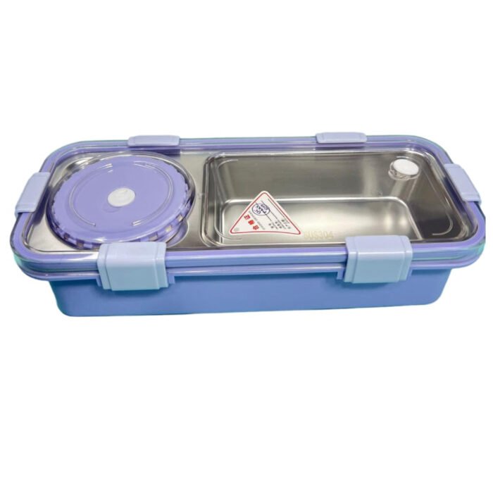 One Compartment Lunch Box 750ml with Spoon and Chopstick + Bowl, 304 SUS Stainless Steel Bento Box for Office and School - Image 10