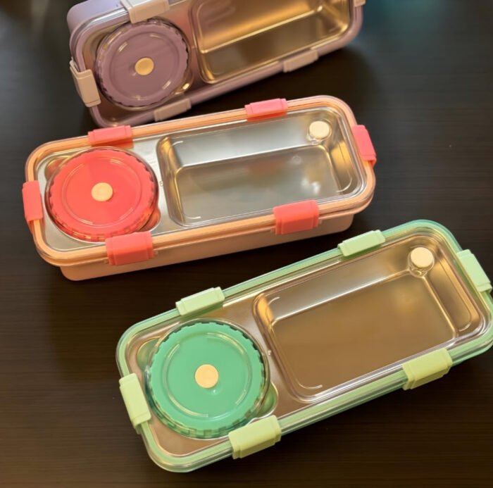 One Compartment Lunch Box 750ml with Spoon and Chopstick + Bowl, 304 SUS Stainless Steel Bento Box for Office and School - Image 8