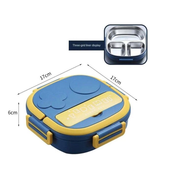 Stainless Steel Bento Lunch Box for Kids and Adults - Image 6