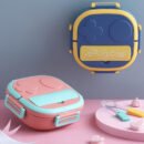 Stainless Steel Bento Lunch Box for Kids and Adults
