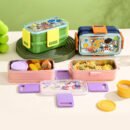 BPA-Free Lunch Box with Stainless Steel Spoon