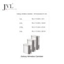 JVL Stainless Steel Kitchen Storage Container, Capsule Shape Galaxy Window Canister with Unbreakable Steel Lid