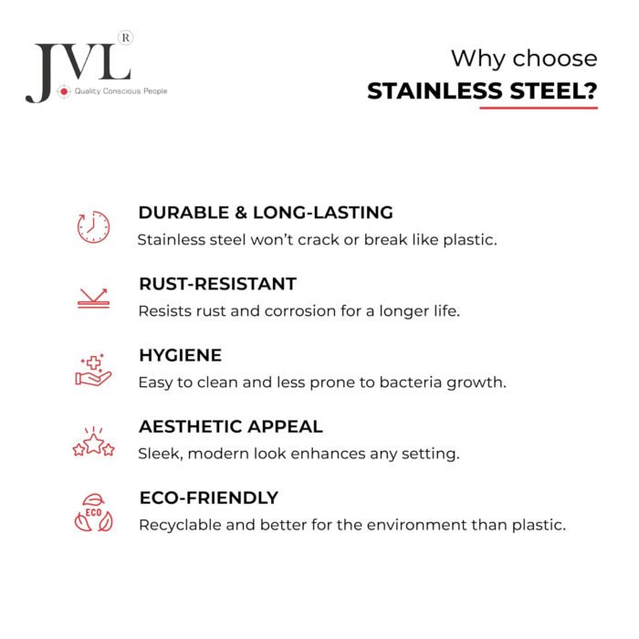 JVL Stainless Steel Kitchen Storage Container, Capsule Shape Galaxy Window Canister with Unbreakable Steel Lid - Image 7