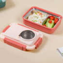 2 - Part Grid Stainless Steel Lunch Box