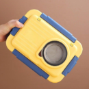 2 - Part Grid Stainless Steel Lunch Box