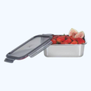 Rectangle Stainless Steel Container With PP Locking Lid