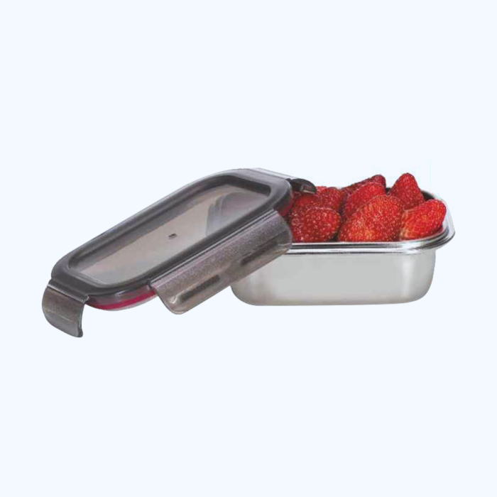 Rectangle Stainless Steel Container With PP Locking Lid - Image 3