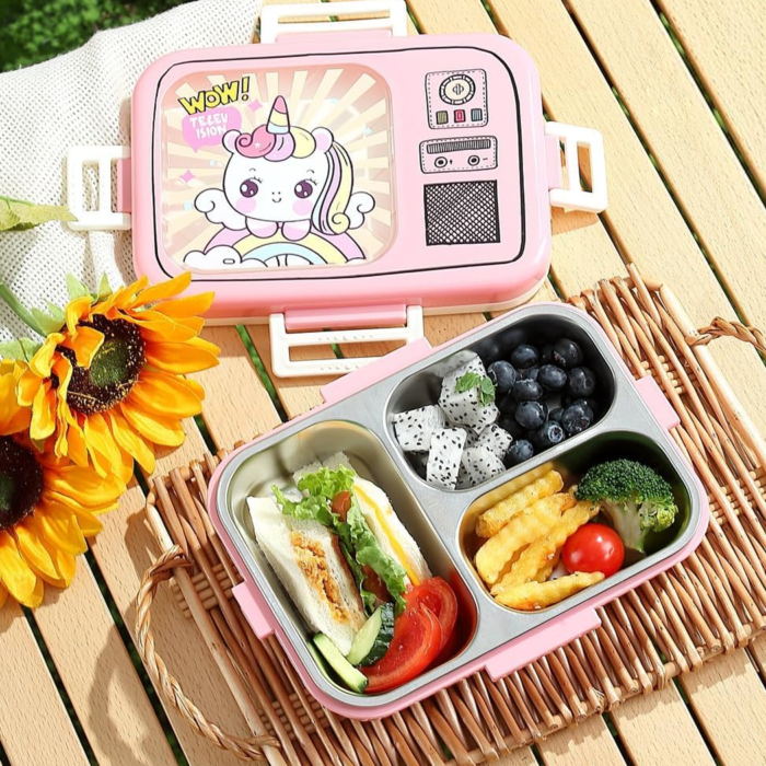 3 Part With Themed Kids Lunch Box - Image 4