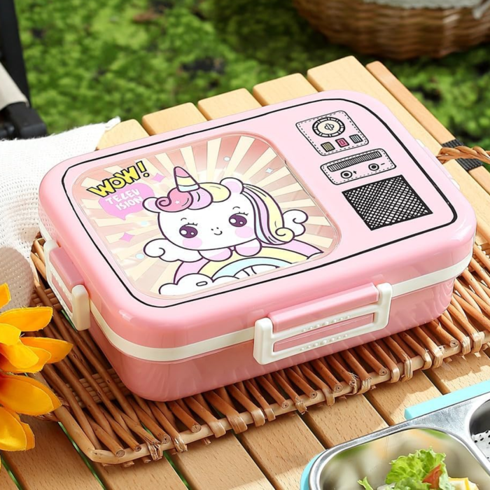 3 Part With Themed Kids Lunch Box - Image 3