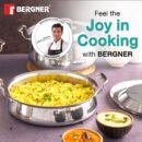 Argent Samsara Tri-Ply Stainless Steel Biryani Handi - Induction Bottom | 304 Grade | Stay-Cool Handles | 5-Year Warranty