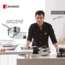 Argent Tri-Ply Stainless Steel Tadka Pan - 12cm, 500ml | Healthy Cooking with Less Oil