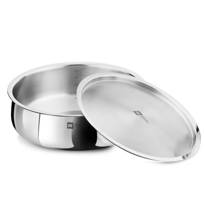 Bergner BE Essentials Tri-Ply Stainless Steel Biryani Handi