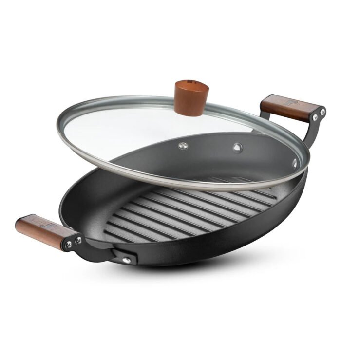 Bergner Odin Round Grill Plate with Lid