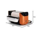 EVOCHEF EC Flip Automatic Dosa Maker - 1-Minute Dosas | 1600W Nonstick Roller | Touch Control & Thickness Adjustment | Compact Design | 1-Year Warranty