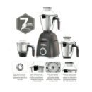 Havells Power Hunk Mixer Grinder 800W | 3 Jars | Powerful Motor, Ball Bearing, Ergonomic Handles
