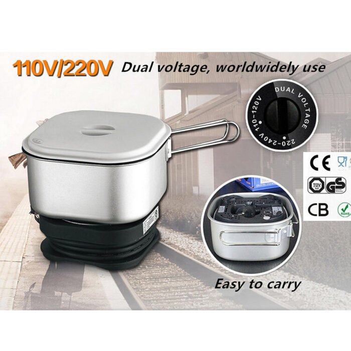 Nova Travel Cooker TC 1550 350-Watt - 1.3L Capacity, Non-Stick, Portable - Image 3