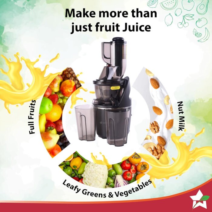 Wonderchef Regalia Cold Press Full Fruit Slow Juicer - Image 5