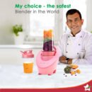 Wonderchef Magneto Blender - Portable Smoothie & Juice Maker | Magnetic Induction Tech | 60-sec Auto-Stop | 2-Year Warranty