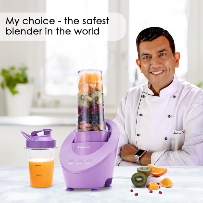 Wonderchef Magneto Blender - Portable Smoothie & Juice Maker | Magnetic Induction Tech | 60-sec Auto-Stop | 2-Year Warranty - Image 8