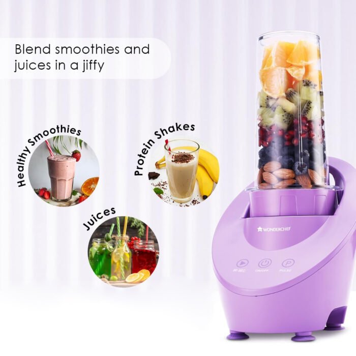 Wonderchef Magneto Blender - Portable Smoothie & Juice Maker | Magnetic Induction Tech | 60-sec Auto-Stop | 2-Year Warranty - Image 12