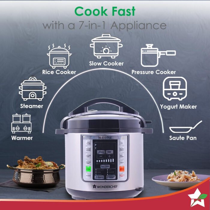 Wonderchef Nutri-Pot Electric Pressure Cooker - Image 4