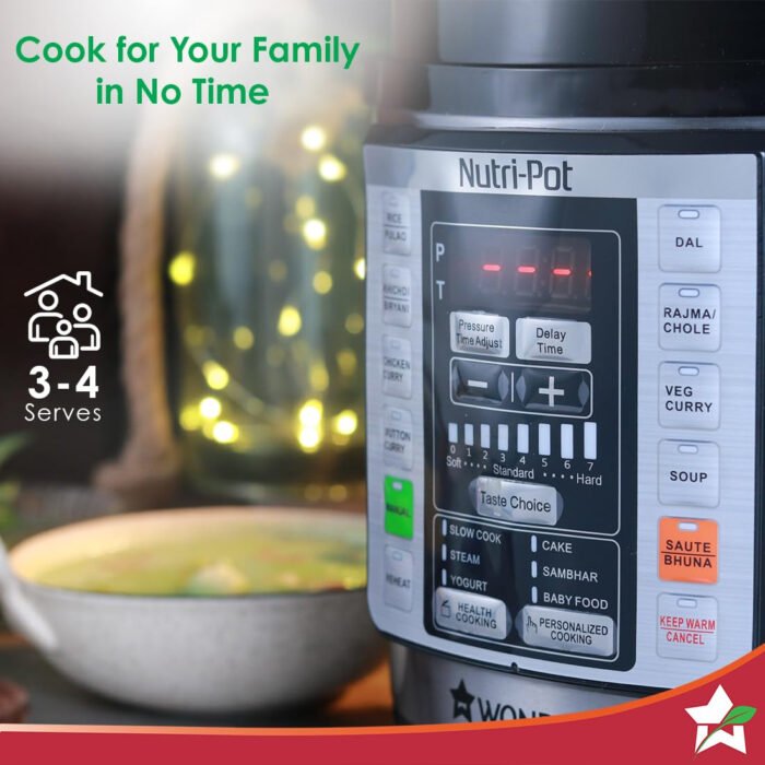 Wonderchef Nutri-Pot Electric Pressure Cooker - Image 8