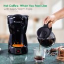 Wonderchef Onyx Brew Coffee Maker – 600ml, Borosilicate Glass Carafe, Anti-Drip System, Manual Drip Machine