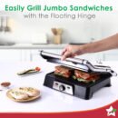 Wonderchef Sanjeev Kapoor Professional Tandoor - 1830-Watt 3-in-1 Electric Grill, Sandwich & Roast Maker with Adjustable Slope & Thermostat (Black)