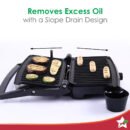 Wonderchef Sanjeev Kapoor Tandoor – 3-in-1 Electric Grill & Sandwich Maker, 1500W, 180° Grilling, Cool Touch, Auto Shut Off
