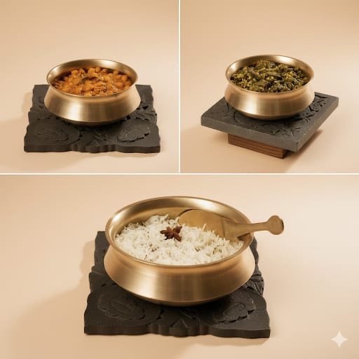 Bronze Handi with Lid - 750ml