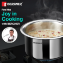 Bergner Argent Tri-Ply Stainless Steel Tope Set