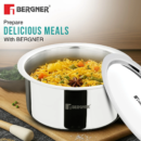 Bergner Argent Tri-Ply Stainless Steel Tope Set