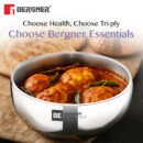Bergner BE Essentials TriPly Stainless Steel 3 Pcs Mini Tasra Set - Cook & Serve with Style
