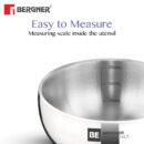 Bergner BE Essentials TriPly Stainless Steel 3 Pcs Mini Tasra Set - Cook & Serve with Style
