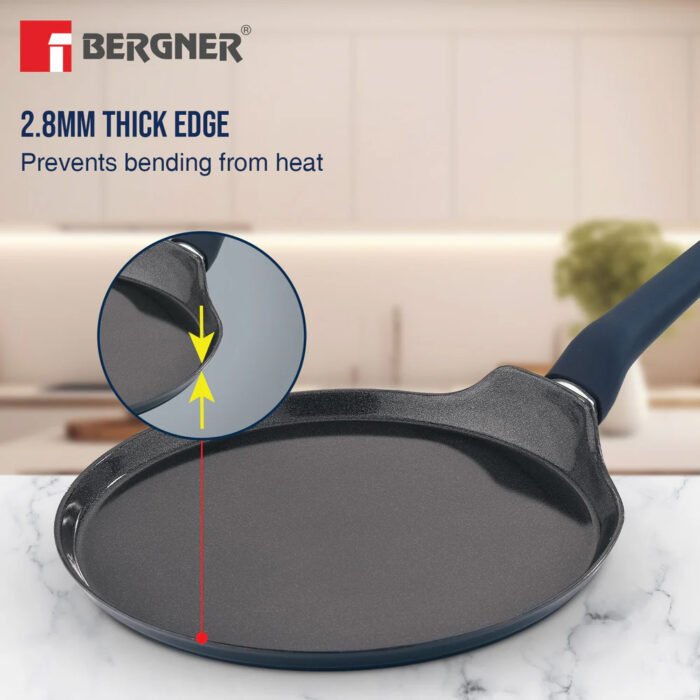 Bergner Titan Forged Aluminium 4 Pcs Cookware Set - Non-Stick Ceramic Coating - Image 4
