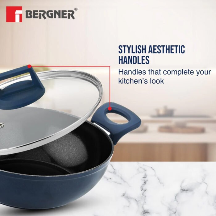 Bergner Titan Forged Aluminium 4 Pcs Cookware Set - Non-Stick Ceramic Coating - Image 6
