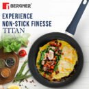 Bergner Titan Forged Aluminium 4 Pcs Cookware Set - Non-Stick Ceramic Coating