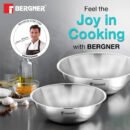 Bergner TriPro Triply Stainless Steel 2 Pcs Tasra Set - Induction Bottom