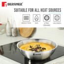 Bergner TriPro Triply Stainless Steel 2 Pcs Tasra Set - Induction Bottom