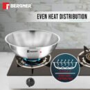 Bergner TriPro Triply Stainless Steel 2 Pcs Tasra Set - Induction Bottom