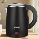 Borosil Cooltouch Stainless Steel Multipurpose Electric Kettle With Glass Lid