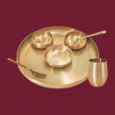 Bronze Dinner Set - Curve Thali