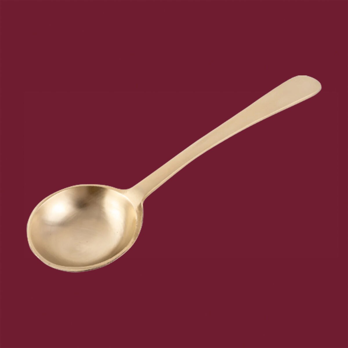 Bronze Serving Spoon - Ruby - Round