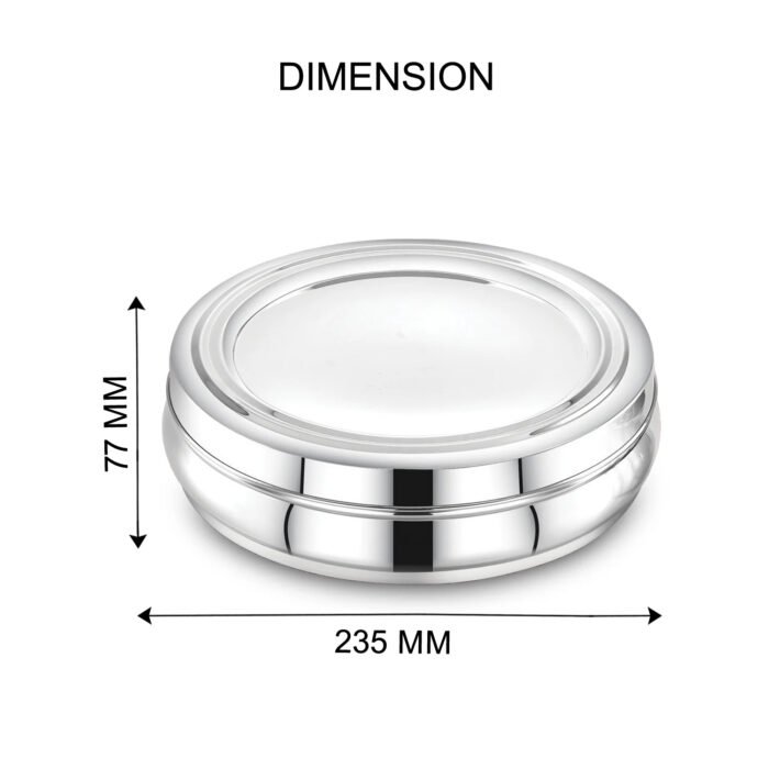 AVIAS Stainless Steel Deluxe Spice Box with Stainless Steel Lid | Masala Dani / Masala Dabba Kitchen Organizer | 7 Compartments with Spoon | Small & Medium Sizes - Image 6