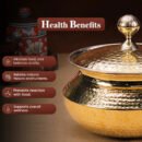 Brass Degchi/Patili with Lid – Traditional Brass Cookware for Boiling & Slow Cooking