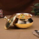 Brass Degchi/Patili with Lid – Traditional Brass Cookware for Boiling & Slow Cooking